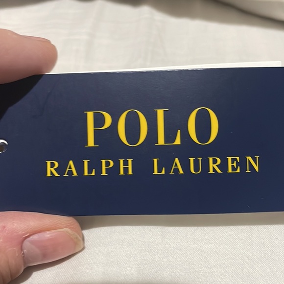 Ralph Lauren 6x faded red white stripe drop waist dress ruffled lace hem nwt - Picture 5 of 10